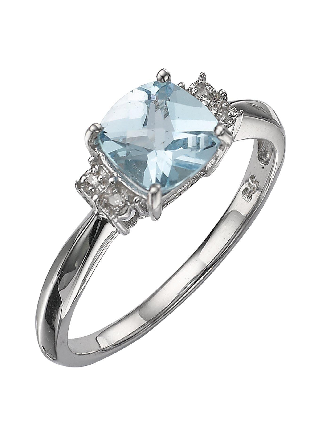the-love-collection-9-carat-white-gold-diamond-set-blue-topaz-ring