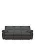  image of very-home-leighton-leatherfaux-leather-3-seaternbsprecliner-sofa-black