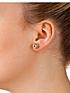  image of love-gold-9-carat-yellow-gold-9mm-three-way-knot-earrings