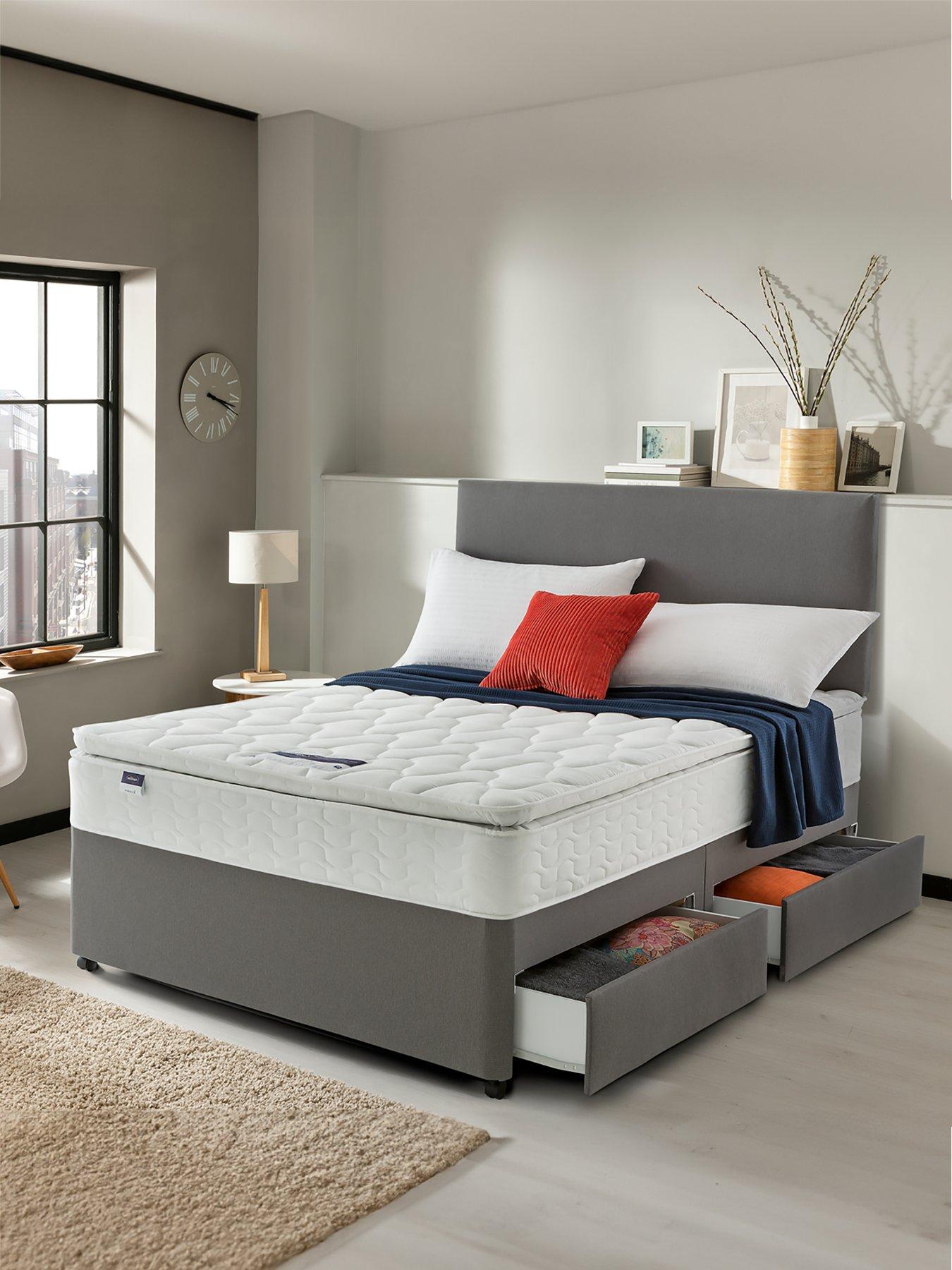 silentnight-miracoil-eco-pillowtop-divan-bed-with-storage-options-firm