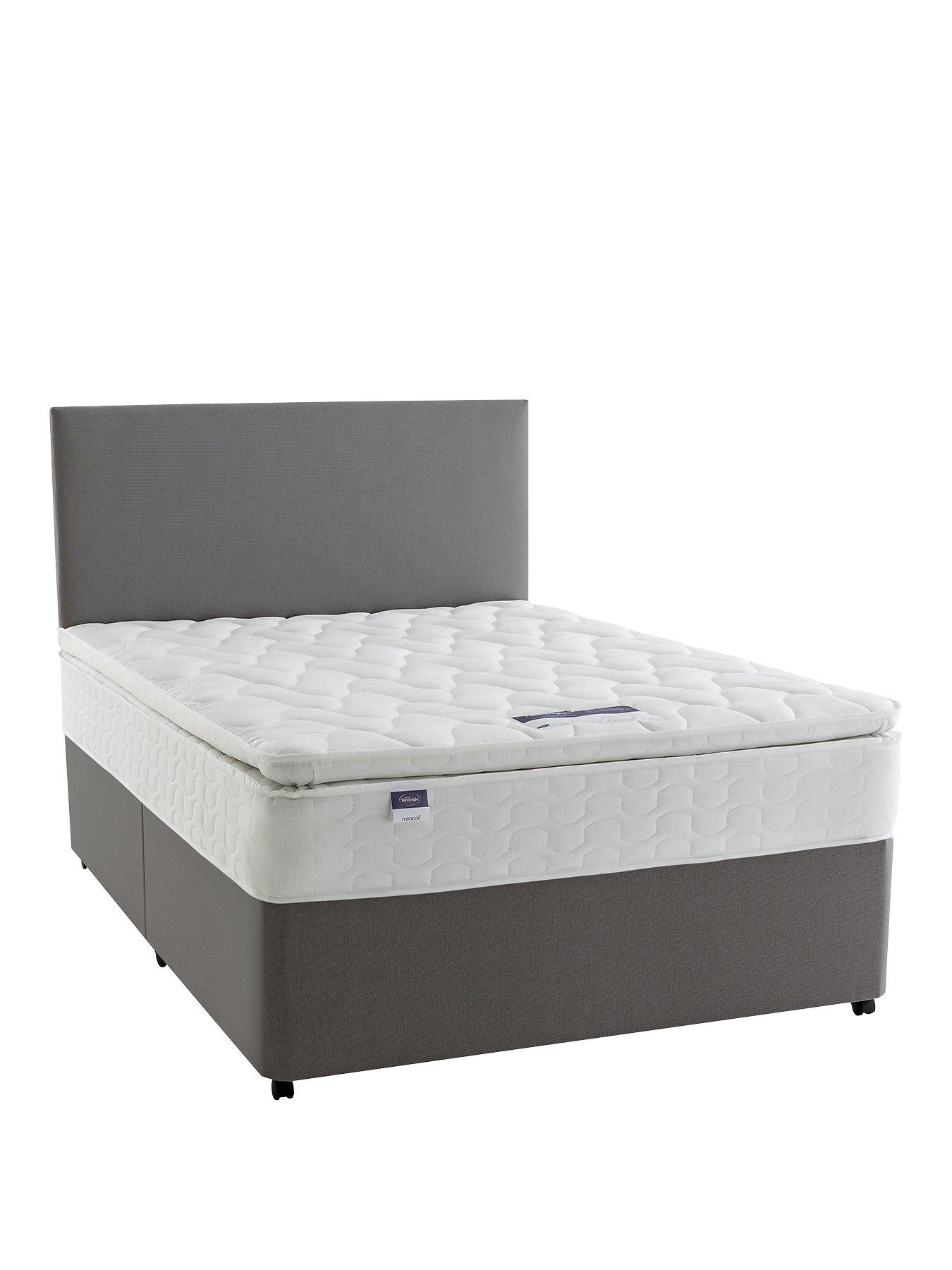 silentnight-miracoil-eco-pillowtop-divan-bed-with-storage-options-firm