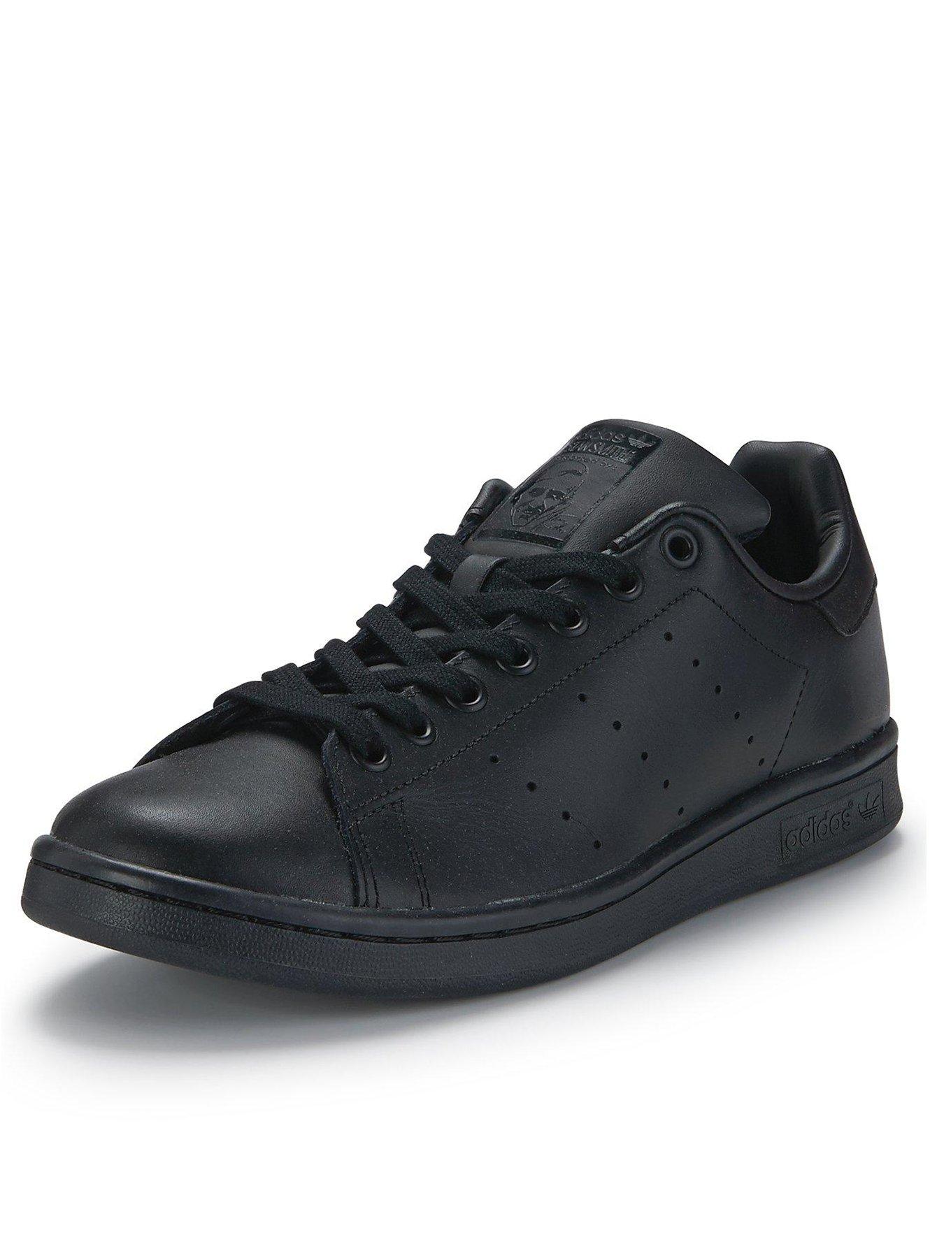 stan smith black trainers