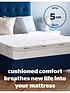  image of silentnight-airmax-500-5nbspcm-dual-layer-mattress-topper-white