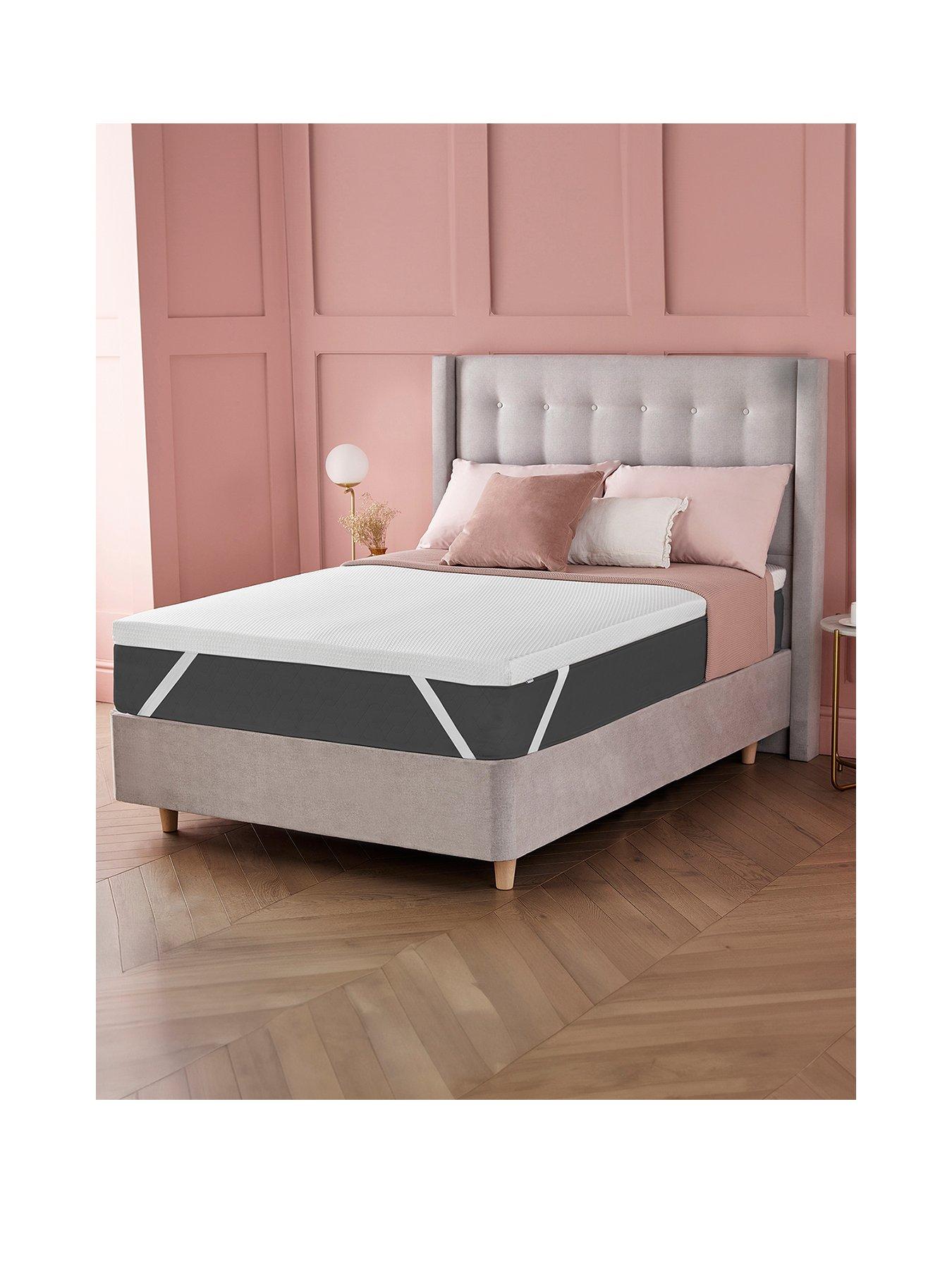 Silentnight Impress 5 cm Memory Foam Mattress Topper - White