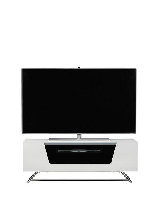 front image of alphason-chromium-tv-stand-fits-up-to-46-inch-tv-whitenbsp