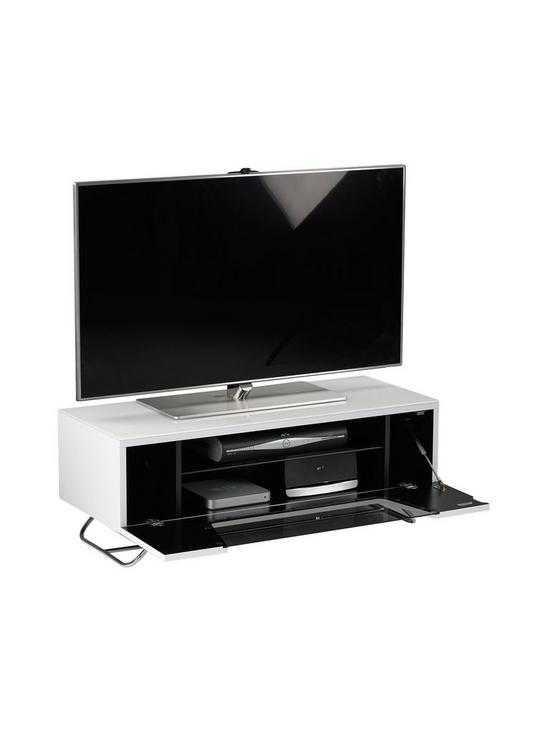 stillFront image of alphason-chromium-tv-stand-fits-up-to-46-inch-tv-whitenbsp