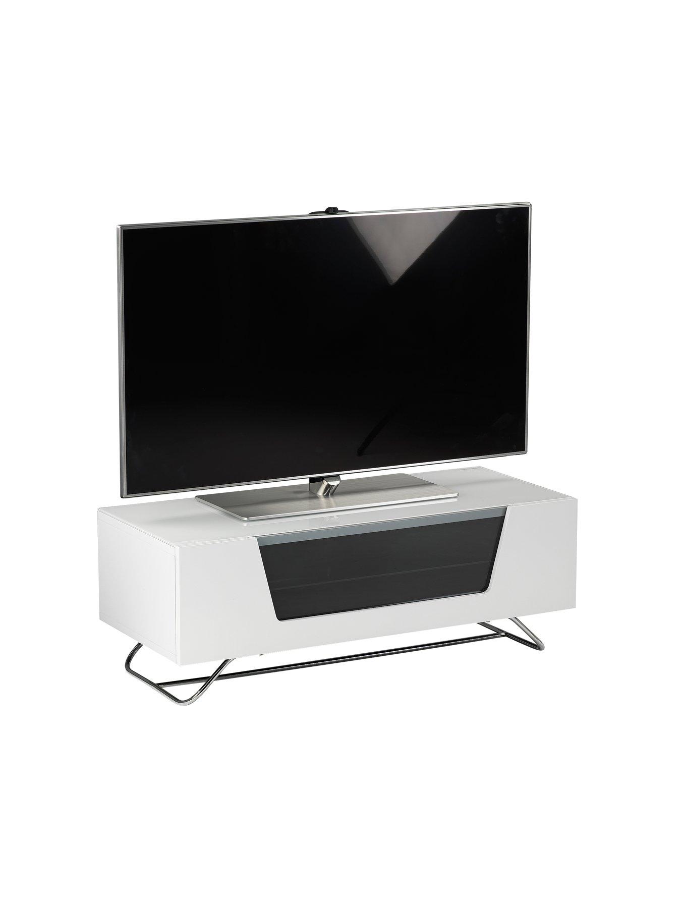 Image 3 of 3 of Alphason Chromium TV Stand - fits up to 46 inch TV - White&nbsp;