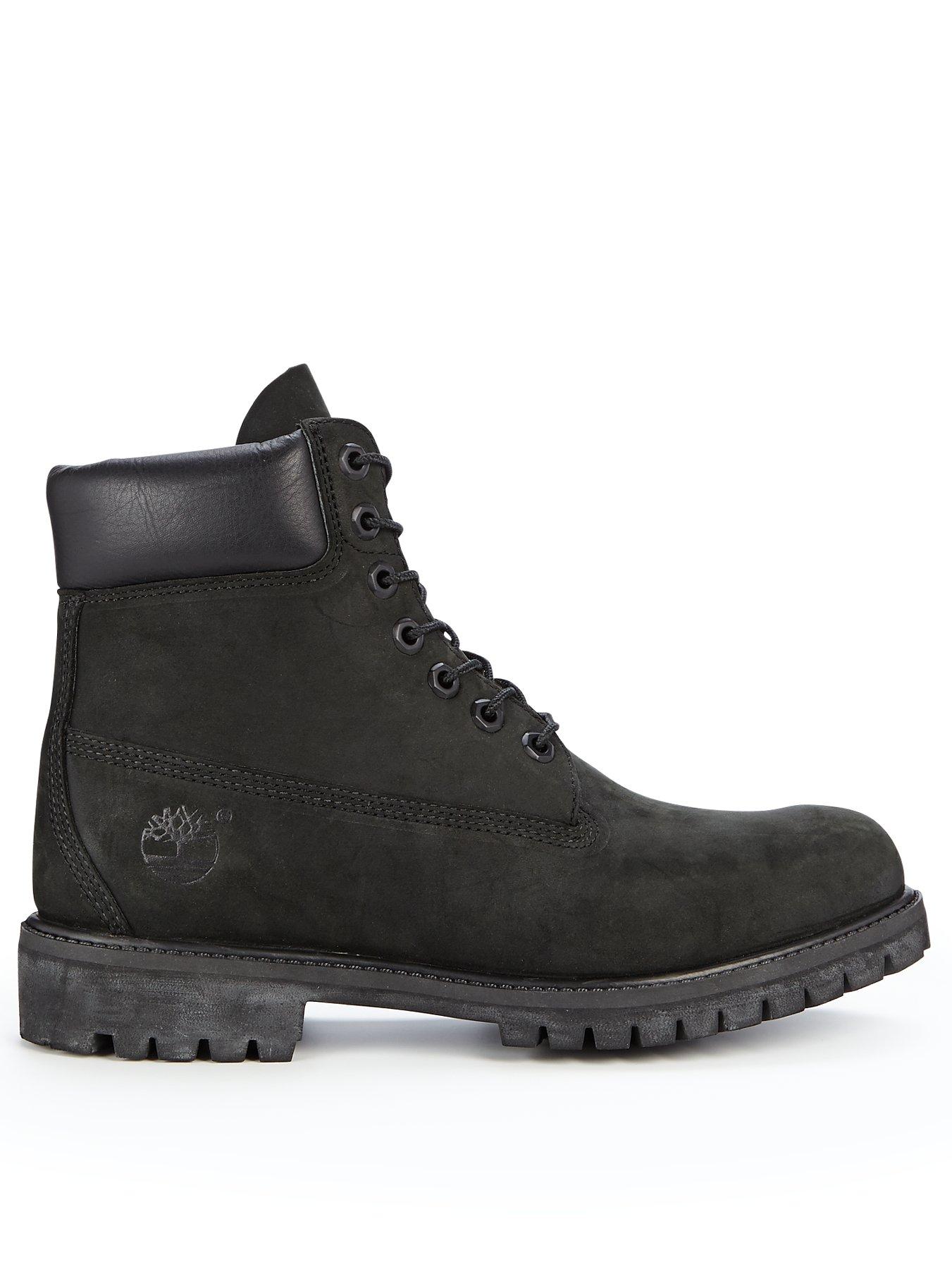 Image 4 of 5 of Timberland Mens Waterproof Leather Lace Up Boots - Black