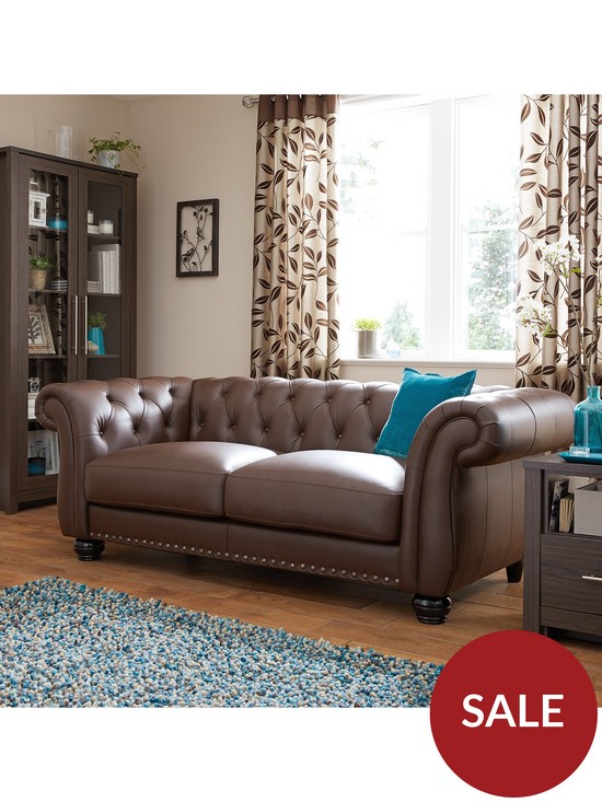 stillFront image of very-home-bakerfield-3-seater-leather-sofa