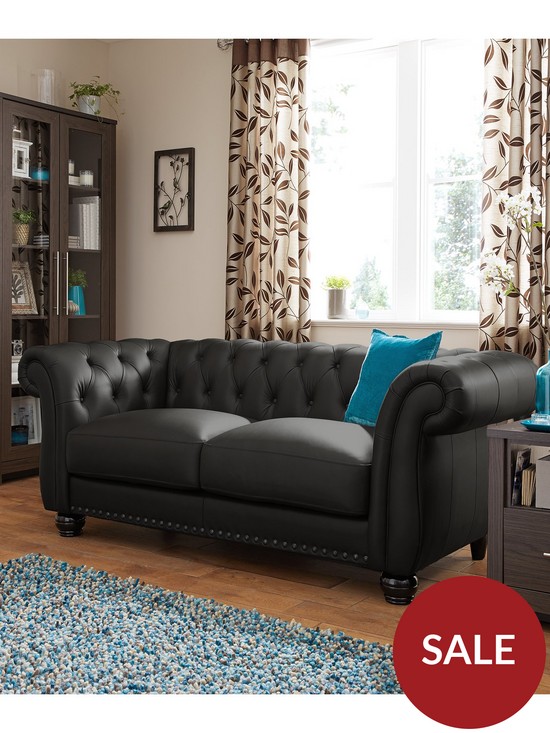 front image of very-home-bakerfield-2-seater-leather-sofa