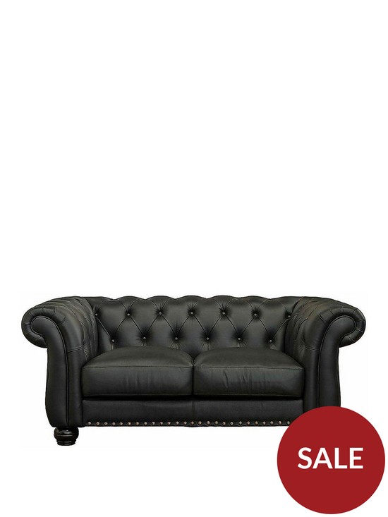 front image of bakerfield-2-seater-leather-sofa