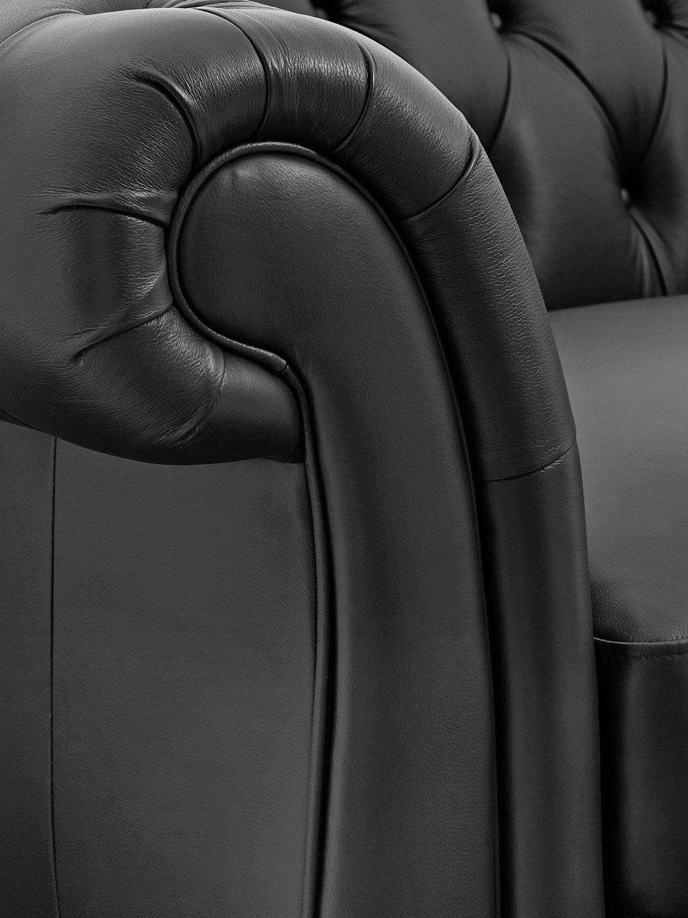  image of very-home-bakerfield-2-seater-leather-sofa