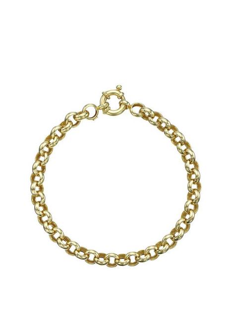 love-gold-9-carat-yellow-gold-round-belcher-bracelet