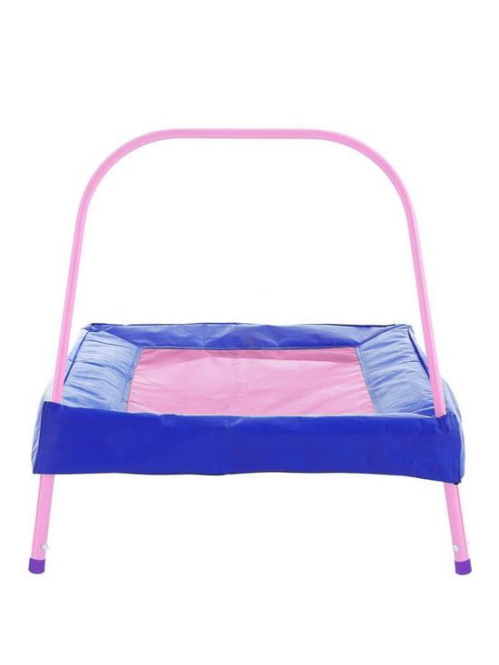 front image of sportspower-junior-trampoline-ndash-pink