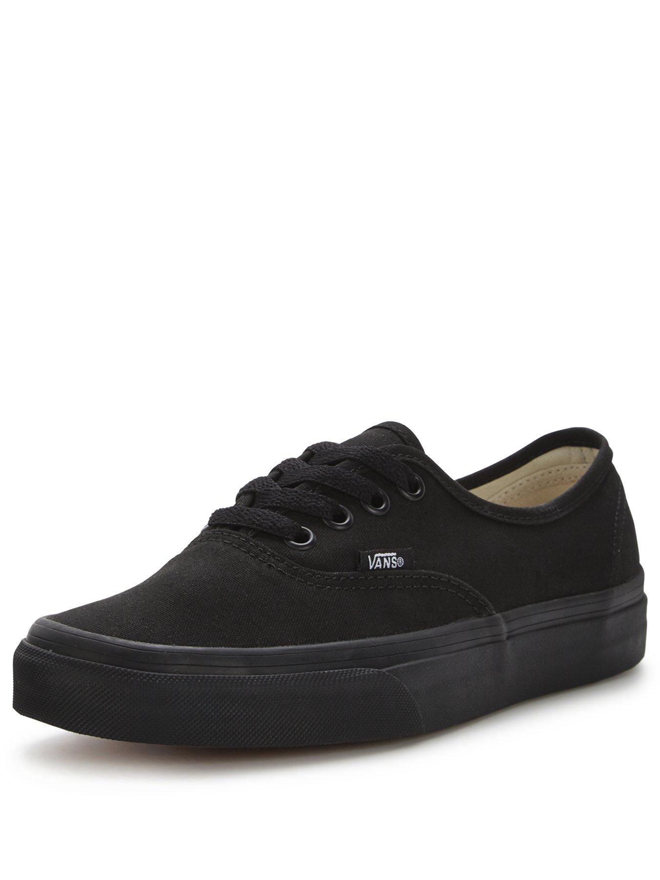 Vans black store pumps