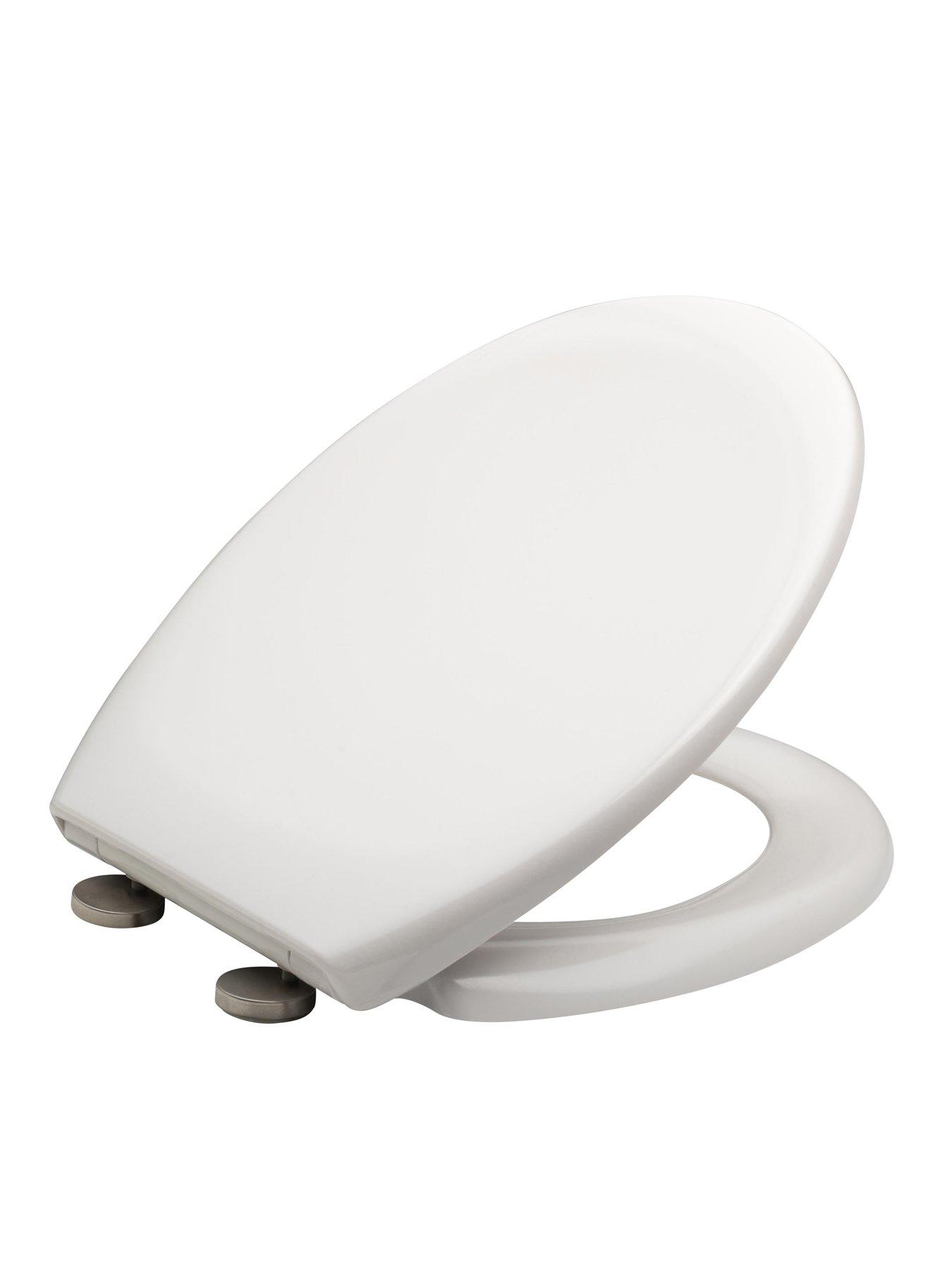 Image 2 of 5 of AQUALONA Duroplast Soft Close Toilet Seat White