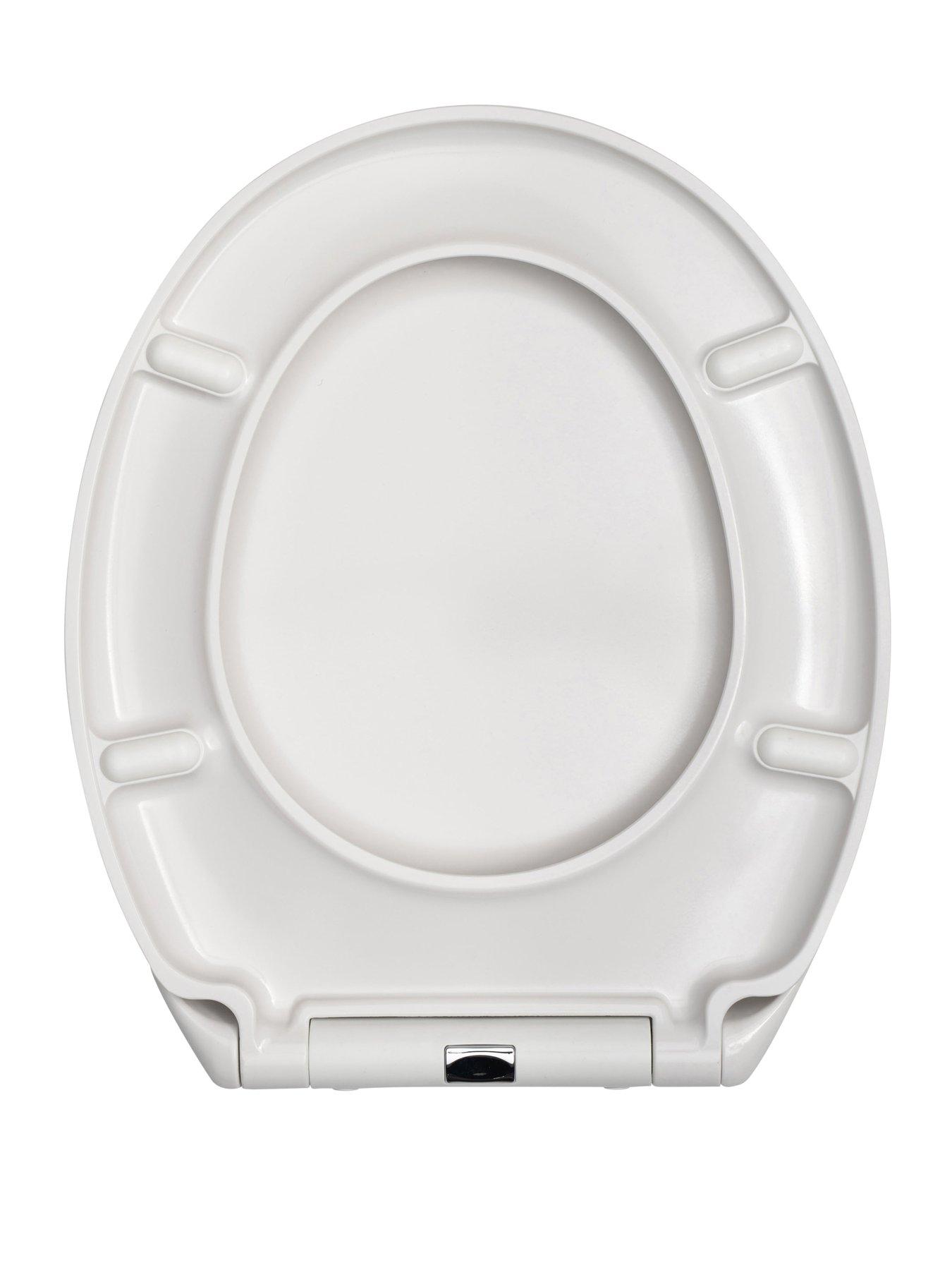 Image 4 of 5 of AQUALONA Duroplast Soft Close Toilet Seat White