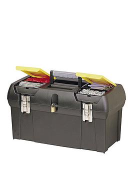 Stanley   19 Inch Metal Latch Tool Box