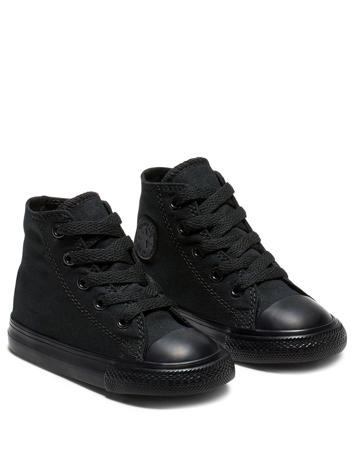 converse all star hi flash black mono