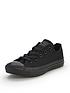  image of converse-chuck-taylor-all-star-mono-canvas-ox-core-childrens-trainers-black