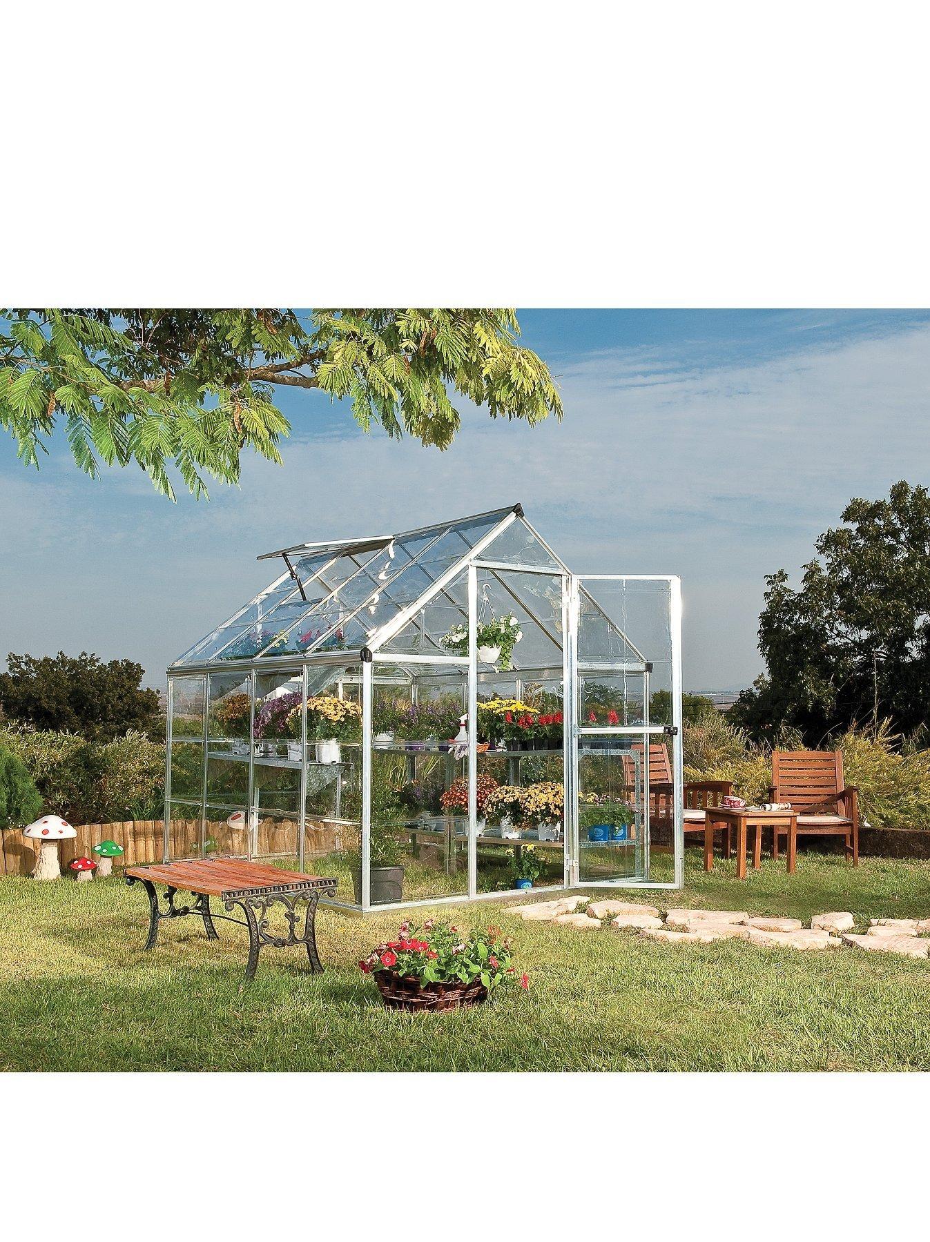 Canopia by Palram Harmony 6 x 8ft Greenhouse - Silver