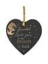 image of the-personalised-memento-company-personalised-to-the-moon-amp-back-slate-heart