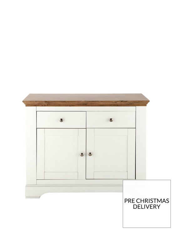 front image of wiltshire-2-door-2-drawer-compact-sideboard