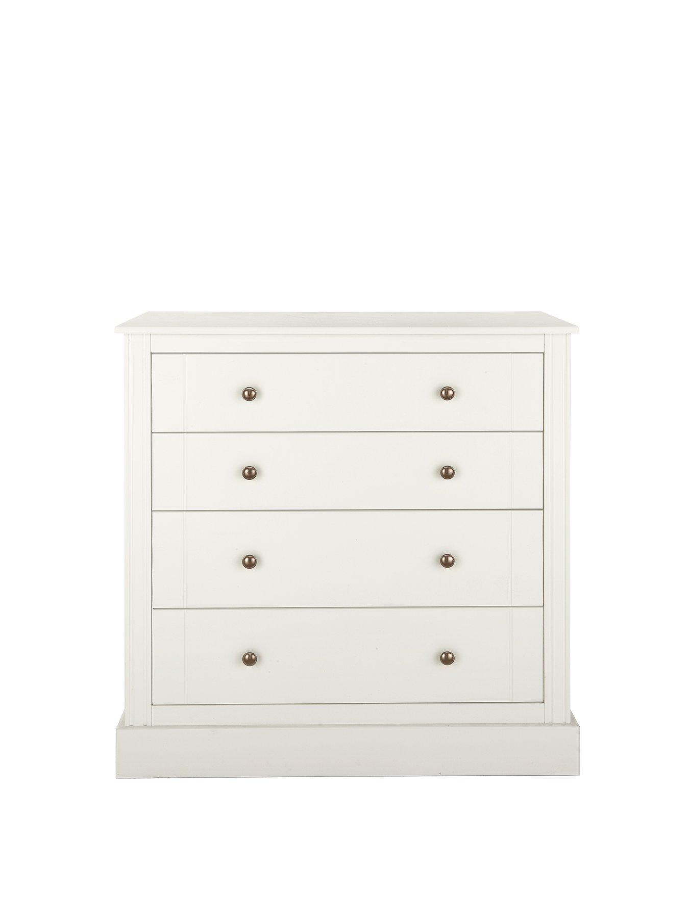Consort Dover Ready Assembled 4 Drawer Chest Get Uk Deals