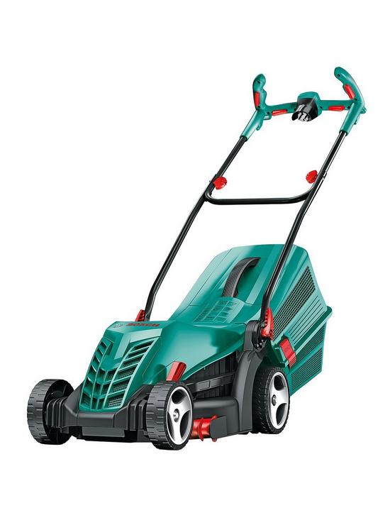 front image of bosch-rotak-36-r-corded-rotary-lawnmower