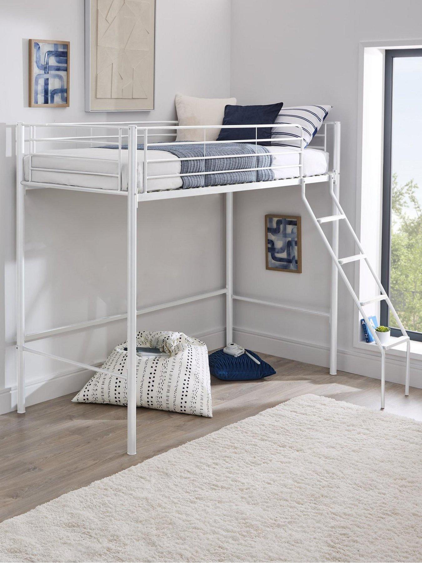The Very Collection Domino High Sleeper Bed Frame with Optional Mattress