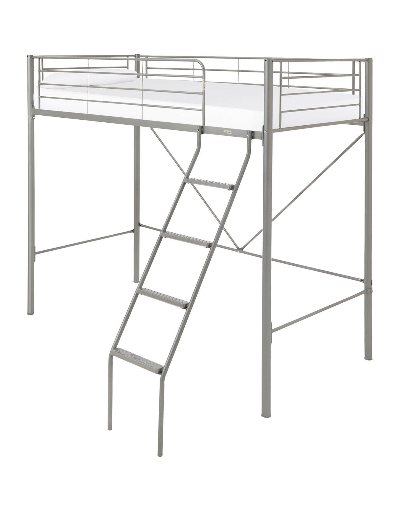 stillFront image of the-very-collection-domino-high-sleeper-bed-frame-with-optional-mattress