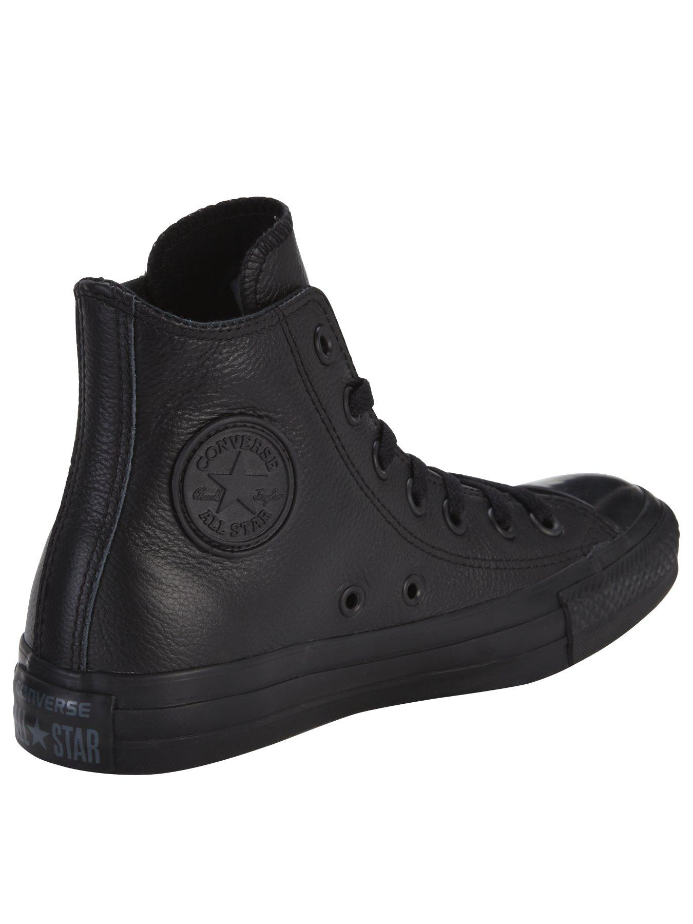 converse leather high top boots