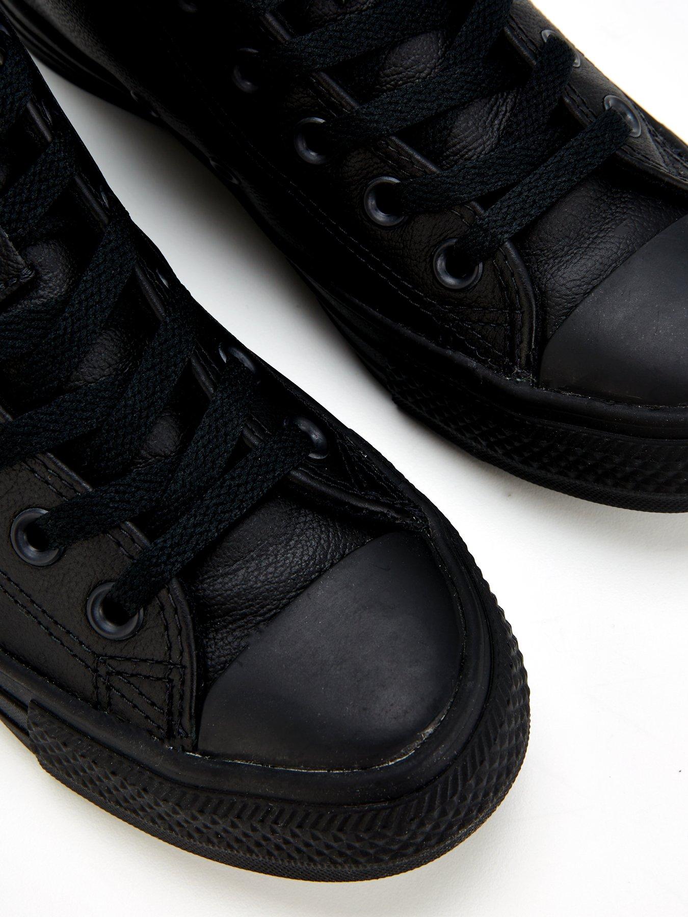 Converse Leather Hi Top Trainers Black Littlewoods