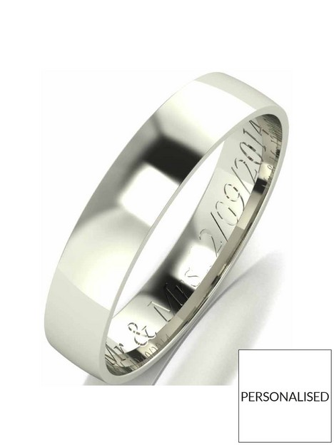 love-gold-9-carat-white-gold-court-wedding-band-4mm-with-optional-personalised-engraving