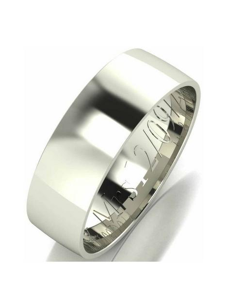 love-gold-personalised-9-carat-white-gold-court-wedding-band-6-mm