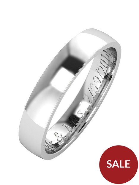 the-love-silver-collection-argentium-silver-wedding-band-4mm-with-optional-engraving