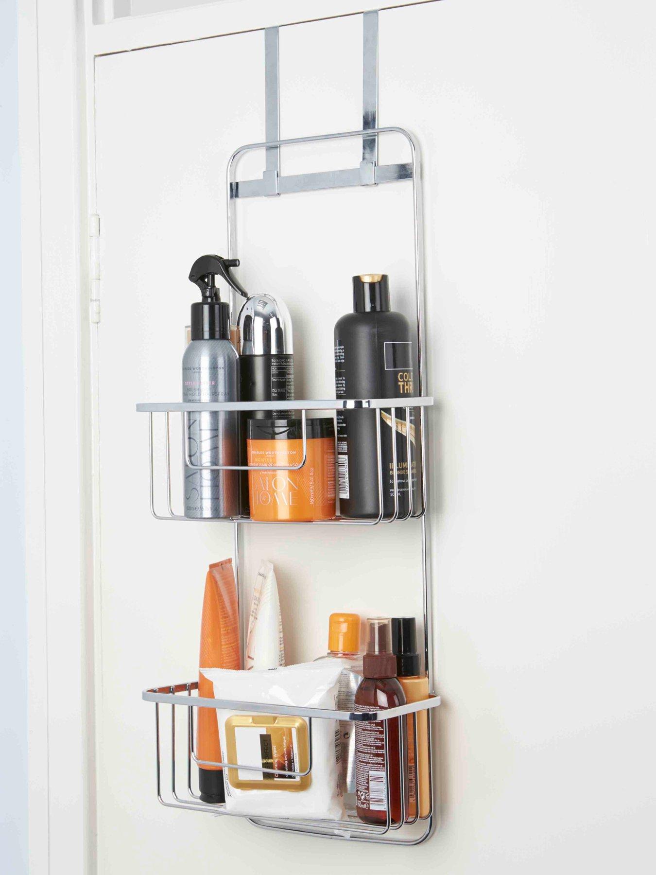Croydex Hook Over Door Double Storage Basket