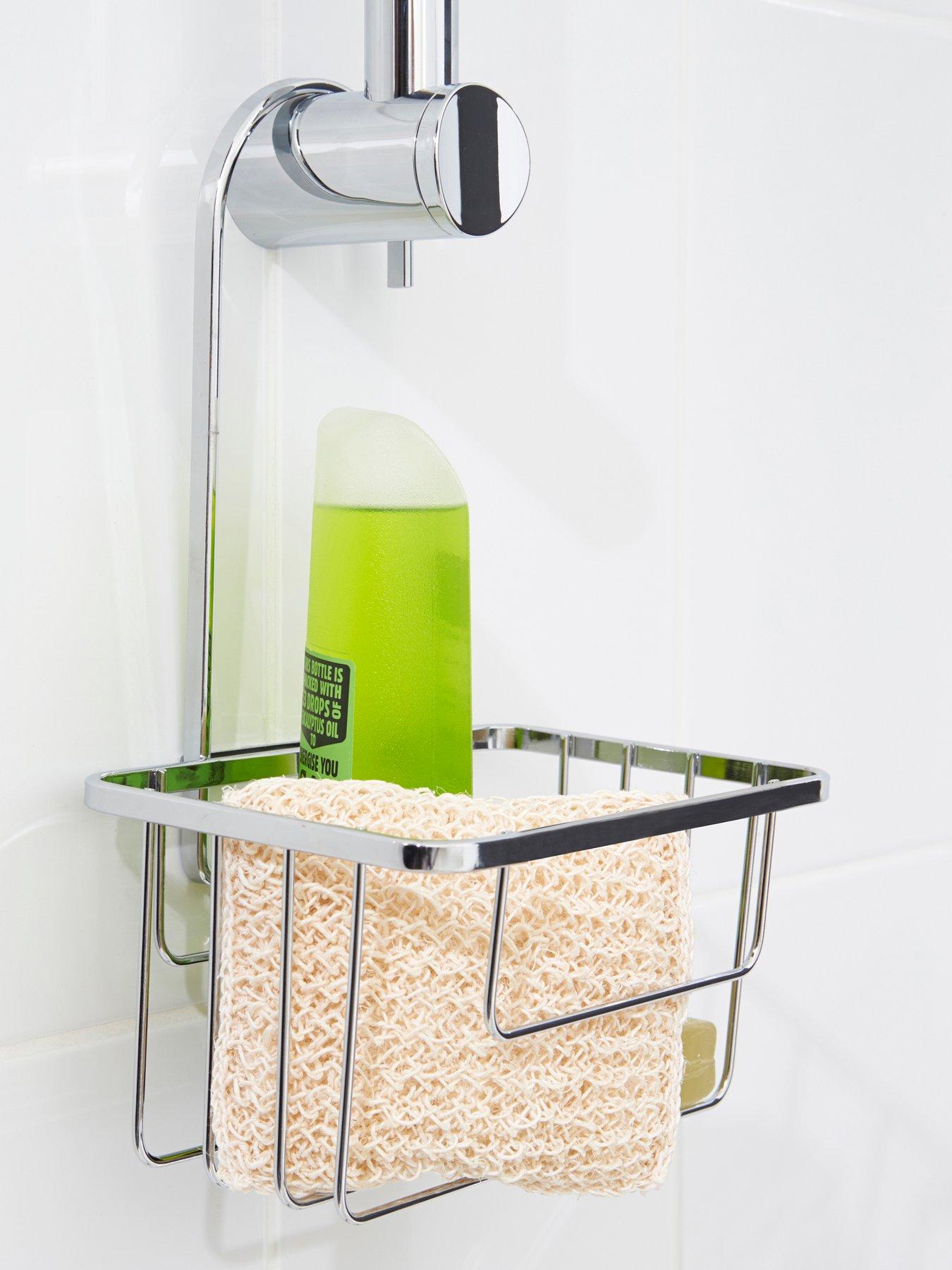 Image 1 of 5 of Croydex Shower Riser Rail Hook Over Caddy