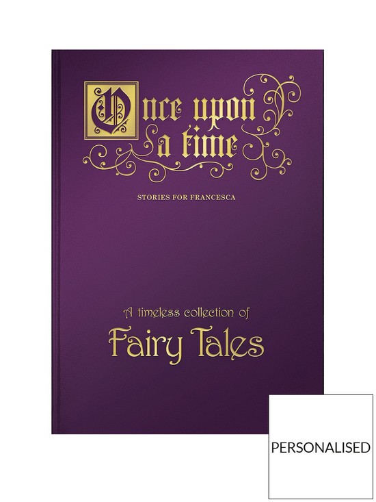 front image of signature-gifts-personalised-once-upon-a-time-a-timeless-collection-of-fairy-tales-a4