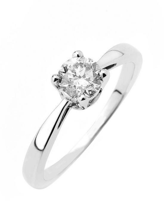 front image of love-diamond-9ct-gold-50-point-diamond-solitaire-ring