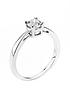  image of love-diamond-9ct-gold-50-point-diamond-solitaire-ring