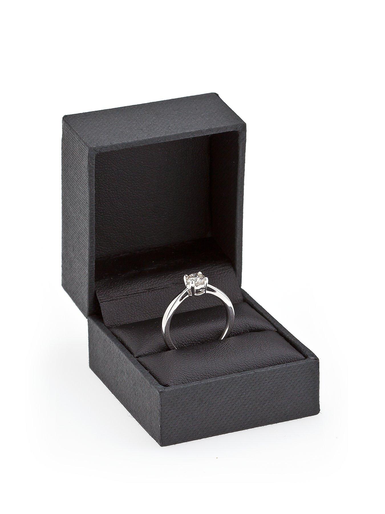 Image 7 of 7 of Love DIAMOND 9ct Gold 50 Point Diamond Solitaire Ring