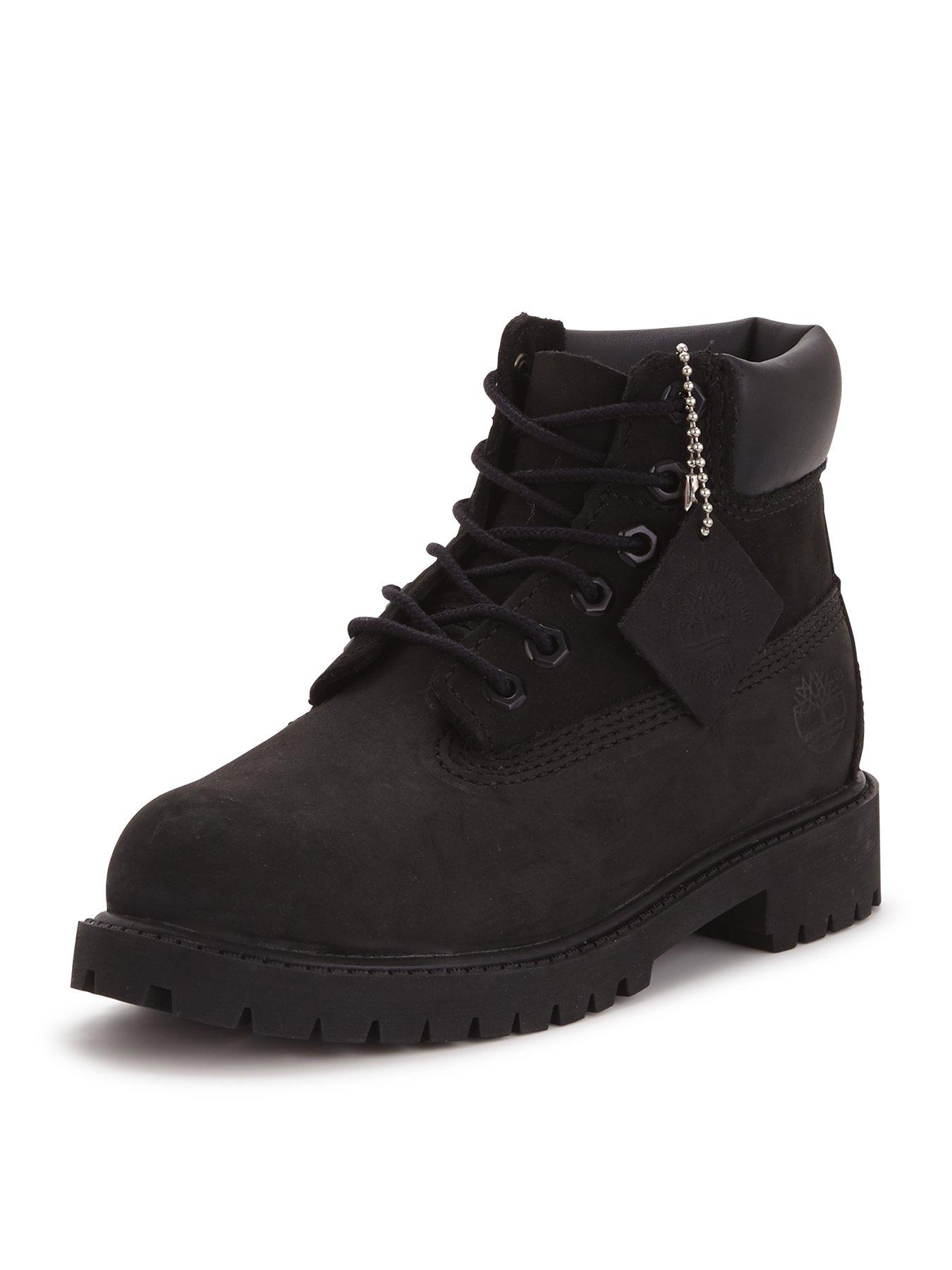 boys black timberland boots