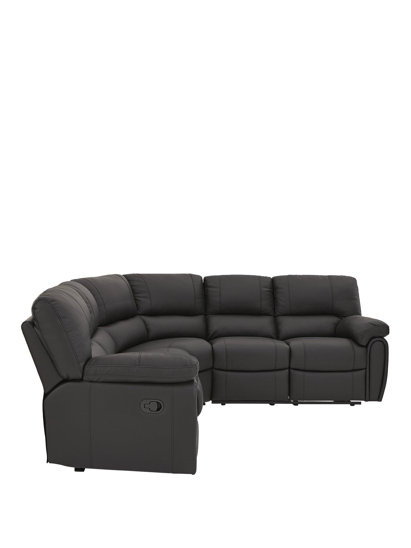  image of very-home-leighton-leatherfaux-leather-high-back-power-recliner-corner-group-sofa-blacknbsp--fscreg-certified