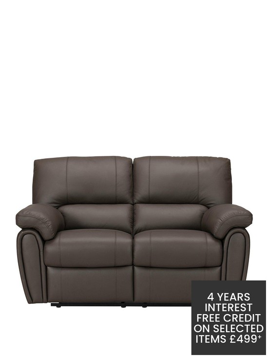 front image of violino-leighton-leatherfaux-leather-2-seater-power-recliner-sofa
