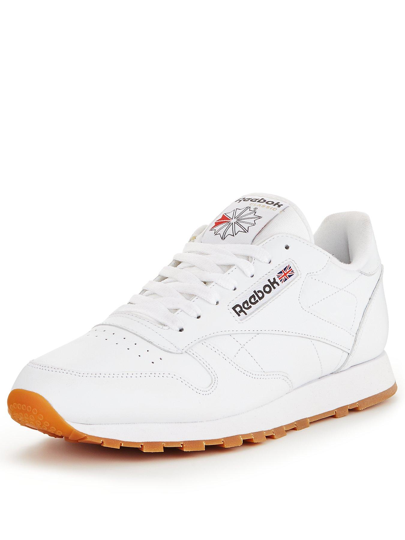 reebok classic leather trainers