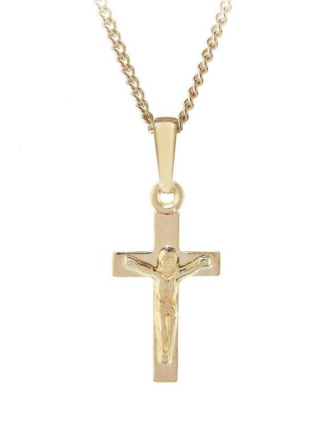 love-gold-9ct-yellow-gold-crucifix-childrens-pendant