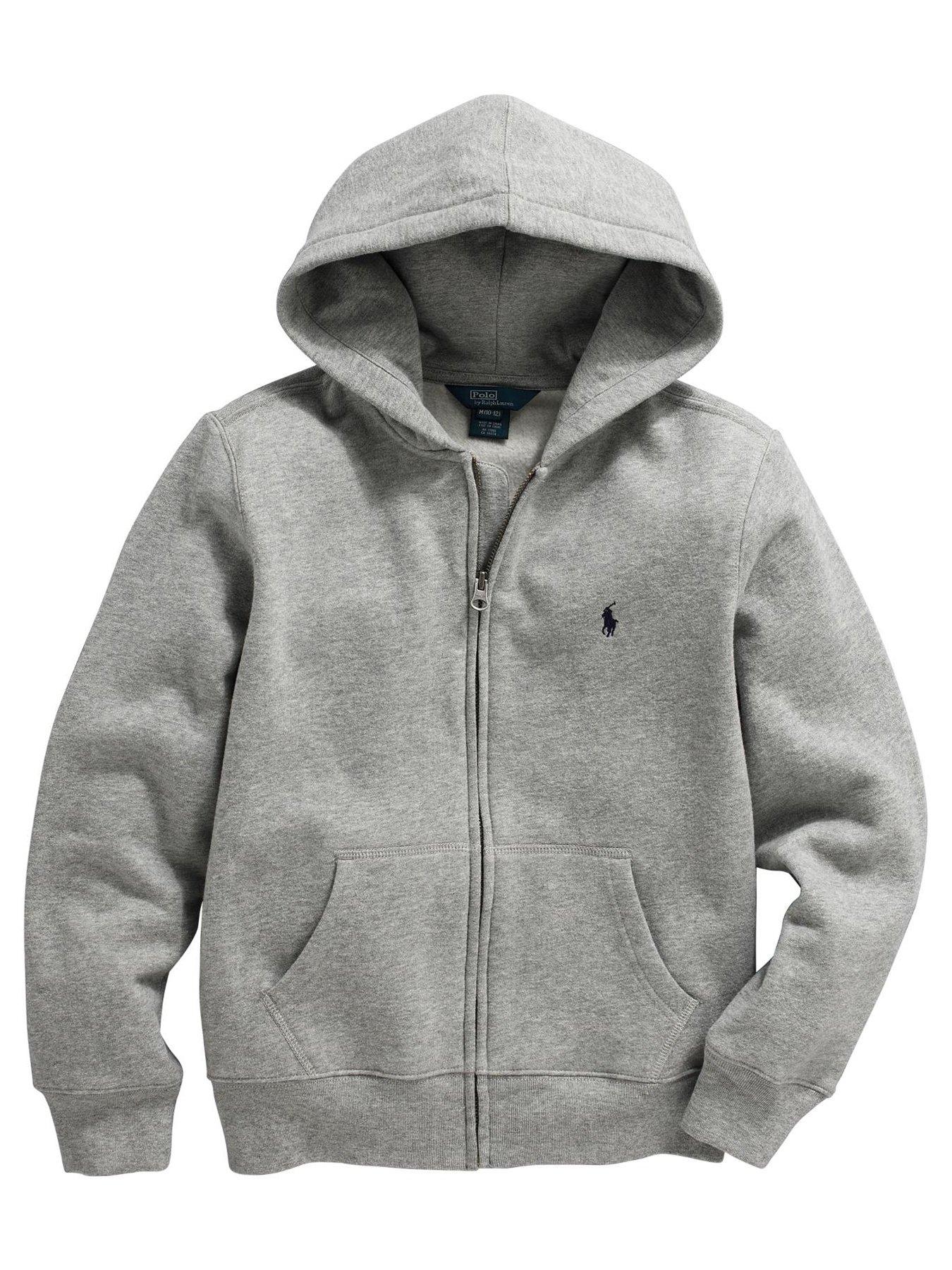 ralph lauren zip through hoodie