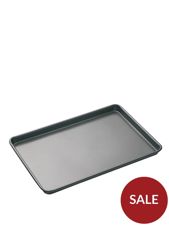 back image of masterclass-non-stick-roasting-tray-and-ovenbaking-tray-twin-pack