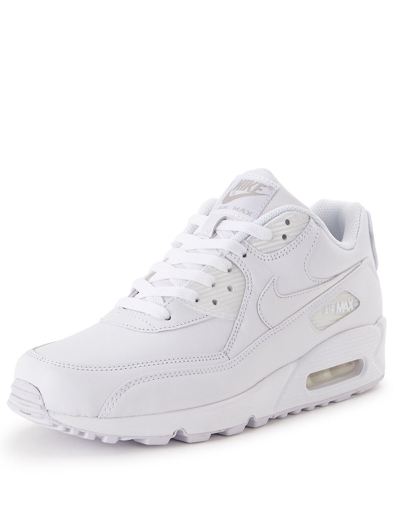 nike air max 90 leather mens white